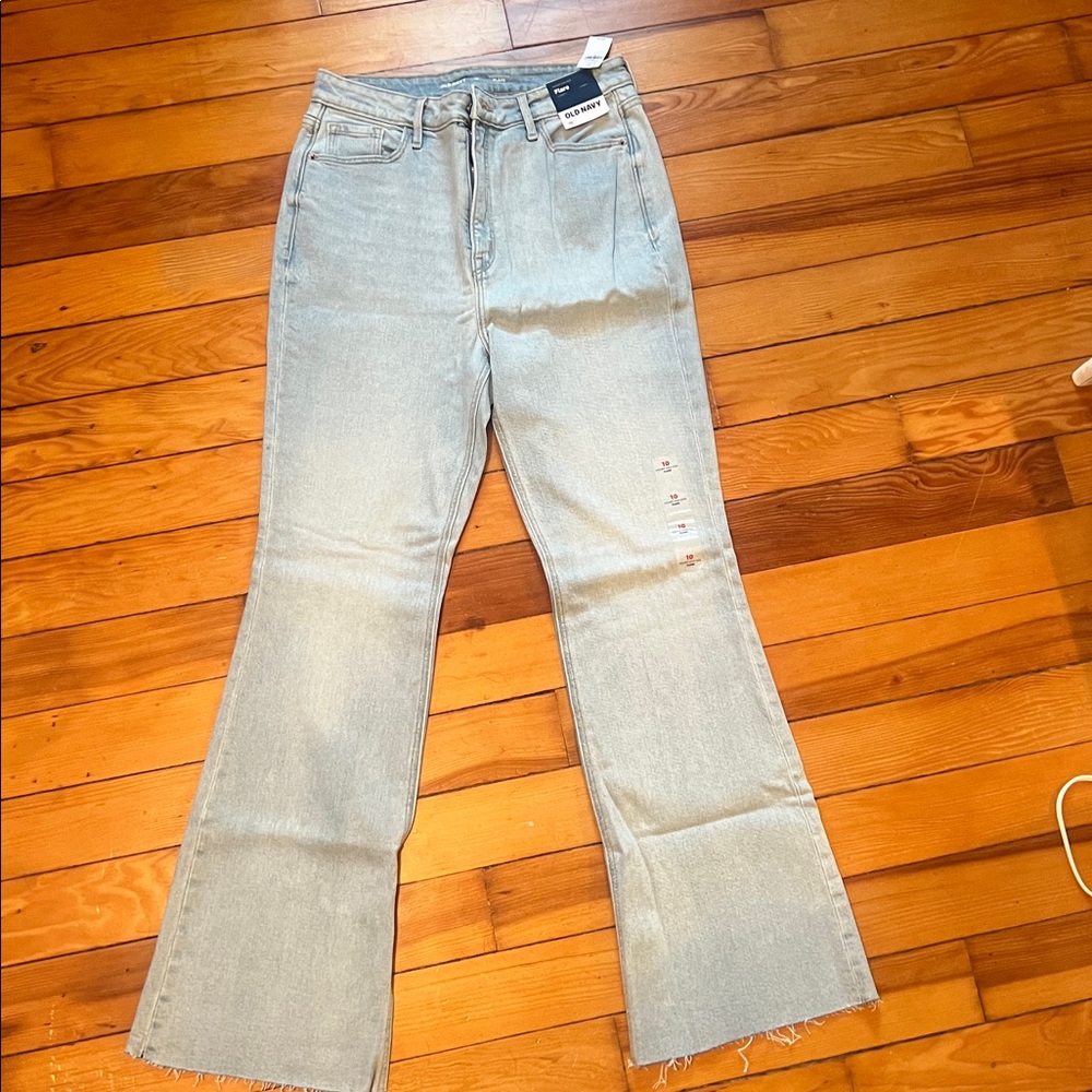 Old Navy Light Blue Denim Flare Jeans